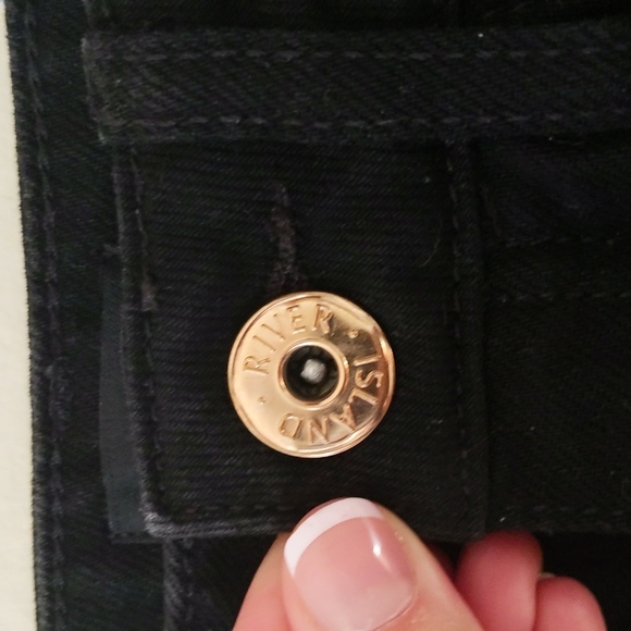 River Island | UK denim skirt size 2 - Picture 4 of 7